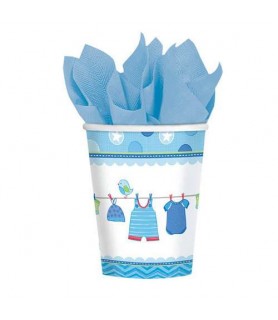 Baby Shower 'Shower with Love' 9oz Paper Cups Boy (8ct) 