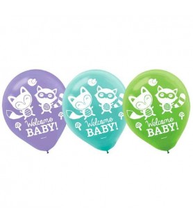 Baby Shower 'Woodland Welcome' Latex Balloons (15ct)