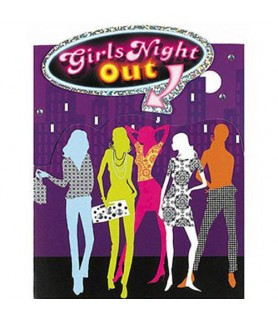 Bachelorette 'Girls Night Out' Novelty Invitations w/ Envelopes (8ct)