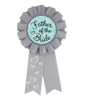 Wedding Father of the Bride Guest of Honor Ribbon (1ct)