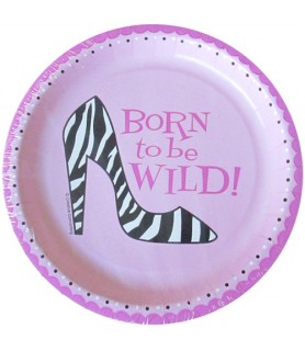 Bachelorette 'Born to be Wild' Small Paper Plates (15ct)