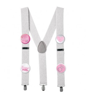 Bachelorette Party 'Future Mrs' Deluxe Suspenders (1 set)