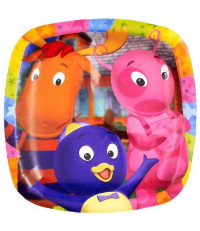 Backyardigans Small Paper Pocket Plates (8ct)