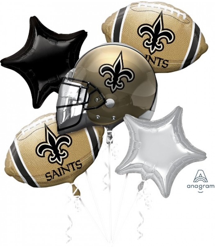 New Orleans Saints Jersey Authentic Licensed Super Shape Foil / Mylar