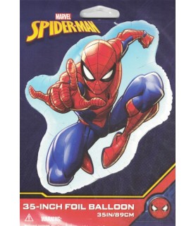 Spider-Man Shaped Foil Mylar Balloon (1ct)