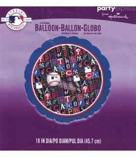 Major League Baseball 'Logos' Foil Mylar Balloon (1ct)