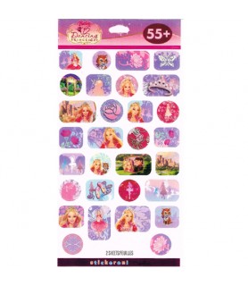 Barbie '12 Dancing Princesses' Stickers (2 sheets)