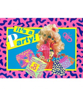 Barbie Vintage 1990 'Animal Print' Invitations w/ Envelopes (8ct)