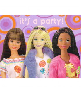 Barbie Trendy 'Hip Barbie' Invitations w/ Envelopes (8ct)