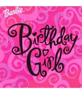 Barbie 'Birthday Girl' Small Napkins (16ct)
