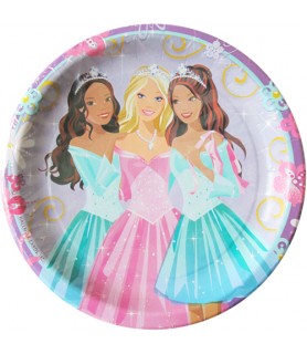 Barbie 'Perennial Princess' Large Paper Plates (8ct)