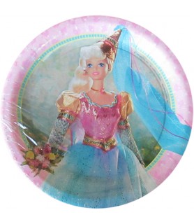 Barbie Vintage 1996 'Princess' Small Paper Plates (8ct)