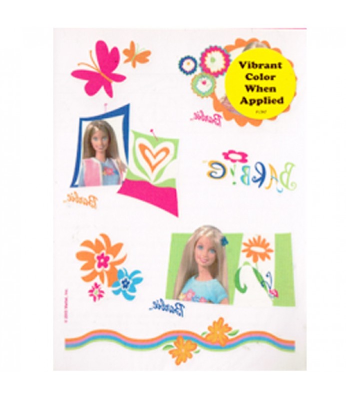 BarbieTrendy 'Hip Barbie' Temporary Tattoos (1 sheet)