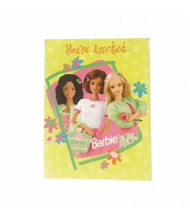 Barbie 'Talk' Invitations w/ Envelopes (8ct)