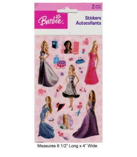 Barbie Fashion Stickers (2 sheets)