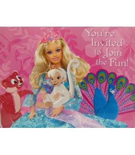 Barbie 'Island Princess' Invitations w/ Env. (8ct)