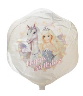Barbie 'Magic of Pegasus' Happy Birthday Foil Mylar Balloon (1ct)