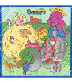 Barney Vintage 'Great Adventure' Lunch Napkins (16ct)