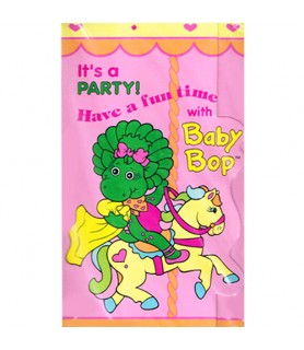 Barney 'Baby Bop' Vintage Invitations w/ Envelopes (8ct)