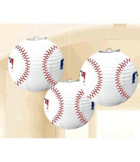 MLB Baseball Paper Lanterns (3ct)