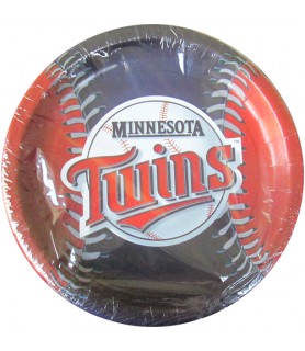 MLB Minnesota Twins Large Paper Plates (18ct)