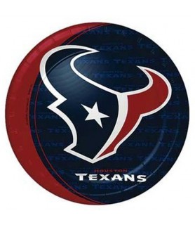 NFL Houston Texans Large Paper Plates (8ct)