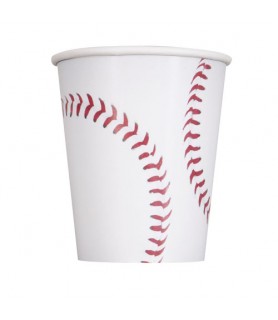 Baseball 9oz Paper Cups (8ct)