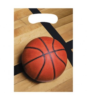 Basketball 'Sports Fanatic' Favor Bags (8ct)