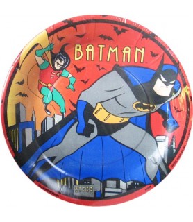 Batman Vintage 1992 'The Animated Series' Small Paper Plates (8ct)