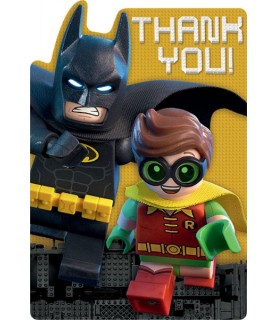 Batman 'LEGO Batman Movie' Thank You Notes w/ Envelopes (8ct)