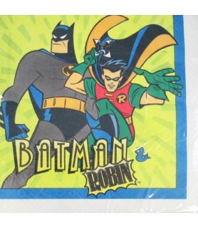 Batman Vintage 1997 'The Adventures of Batman and Robin' Lunch Napkins (16ct)