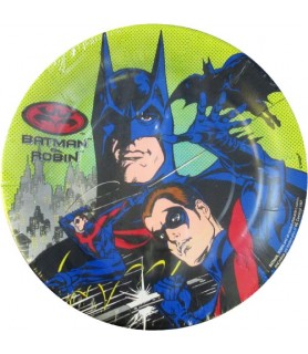 Batman Vintage 1997 'Batman & Robin' Small Paper Plates (8ct)