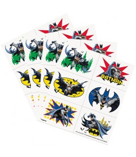 Batman 'Gotham Hero' Temporary Tattoos (4 sheets)