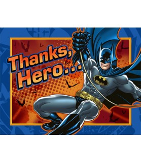 Batman 'Heroes and Villains' Thank You Notes w/ Envelopes (8ct)