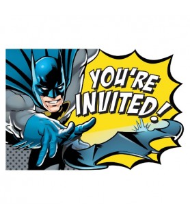 Batman 'Heroes Unite' Postcard Invitation Kit (1ct)