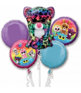 Beanie Boos Mylar Supershape Balloon Bouquet (5pcs)