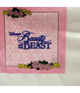 Beauty and the Beast Vintage 1991 Pink Small Napkins (16ct)