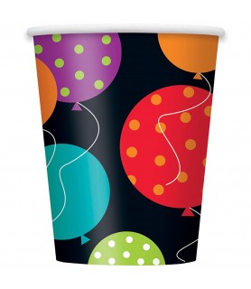 Birthday Cheer 9oz Paper Cups (8ct)