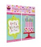 Happy Birthday 'Sweet Stuff' Wall Poster Decorating Kit (5pc)
