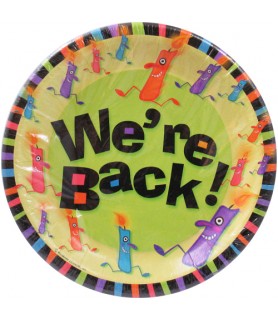 Happy Birthday 'We're Back!' Large Paper Plates (8ct)