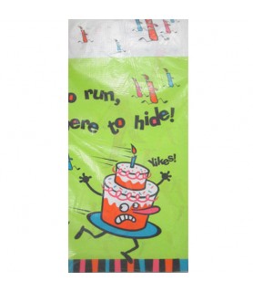 Happy Birthday 'We're Back!' Paper Table Cover (1ct)