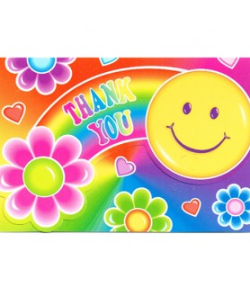 Happy Birthday 'In the Groove' Thank You Notes w/ Envelopes (8ct)