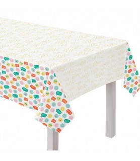 Birthday 'All Smiles' Plastic Tablecover (1ct)