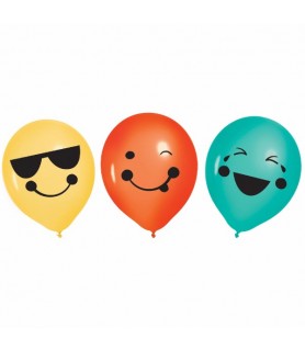 Birthday 'All Smiles' Latex Balloons (6ct)