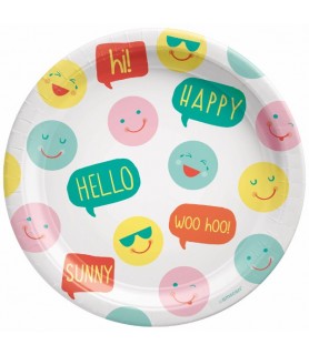 Birthday 'All Smiles' Large Paper Plates (8ct)