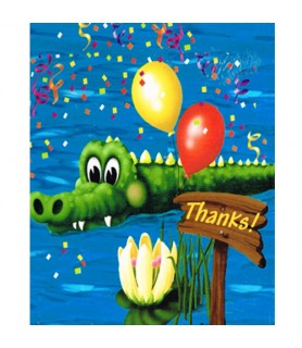 Happy Birthday 'Swamp Party' Thank You Notes w/ Envelopes (8ct)