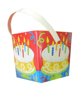 Happy Birthday Cake Small Favor Boxes (6ct)