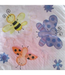 Friendly Bugs Small Napkins (16ct)