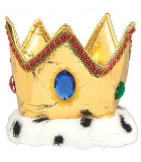 Gold Fabric King Crown (1ct)