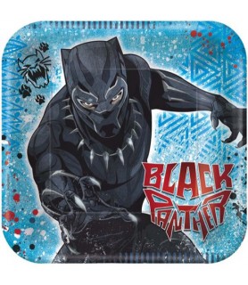 Black Panther Small Paper Plates (8ct)